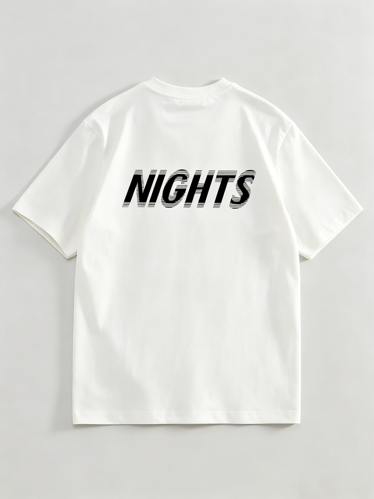 Camiseta de manga corta con estampado de letras